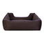 Pet Comfort Alpha Köpek Yatağı Kahverengi w Mor Biye M 80x65cm