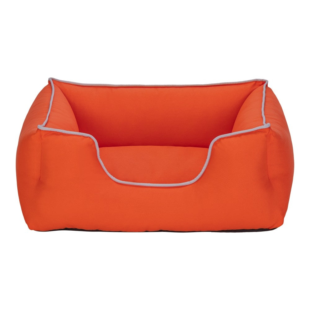 Pet Comfort Alpha Kedi ve Köpek Yatağı Turuncu w Beyaz Biye S 60x50cm