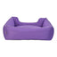 Pet Comfort Alpha Köpek Yatağı Mor w Beyaz Biye M 80x65cm