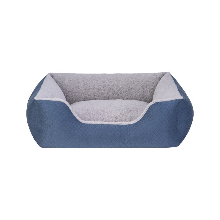 Pet Comfort Echo Mirinda Mavi/Gri Peluş M 80x65cm