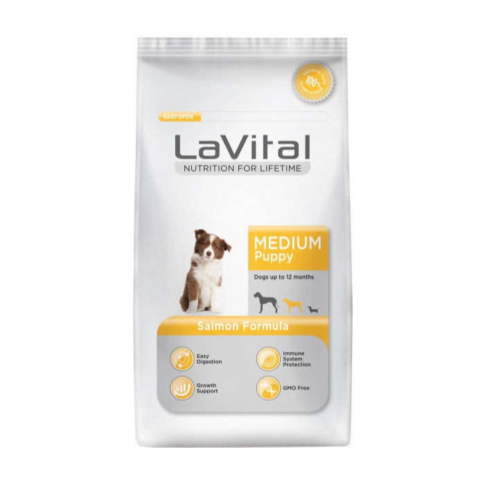 Lavıtal Dog Medium Puppy Salmon 3 Kg