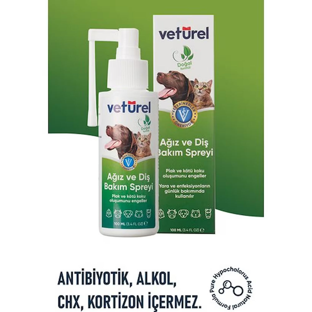 Vetürel Ağız Ve Diş Bakım Spreyi 100ml