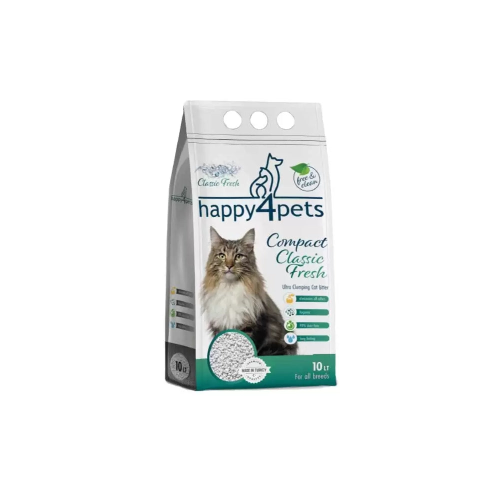 Happy4Pets Classic Fresh 10L Kedi Kumu