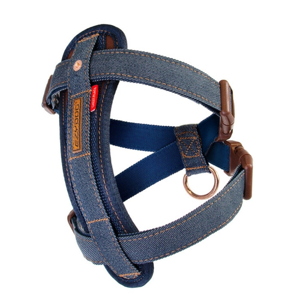 Ezydog 04904 Chest Plate Harness Denım Xl