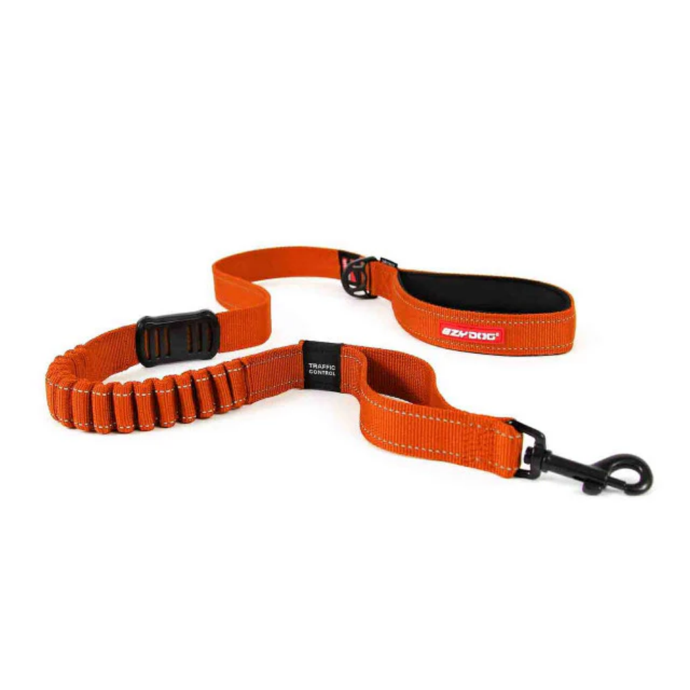 Ezydog Leash Zero Shock 25" Orange (63.5Cm)
