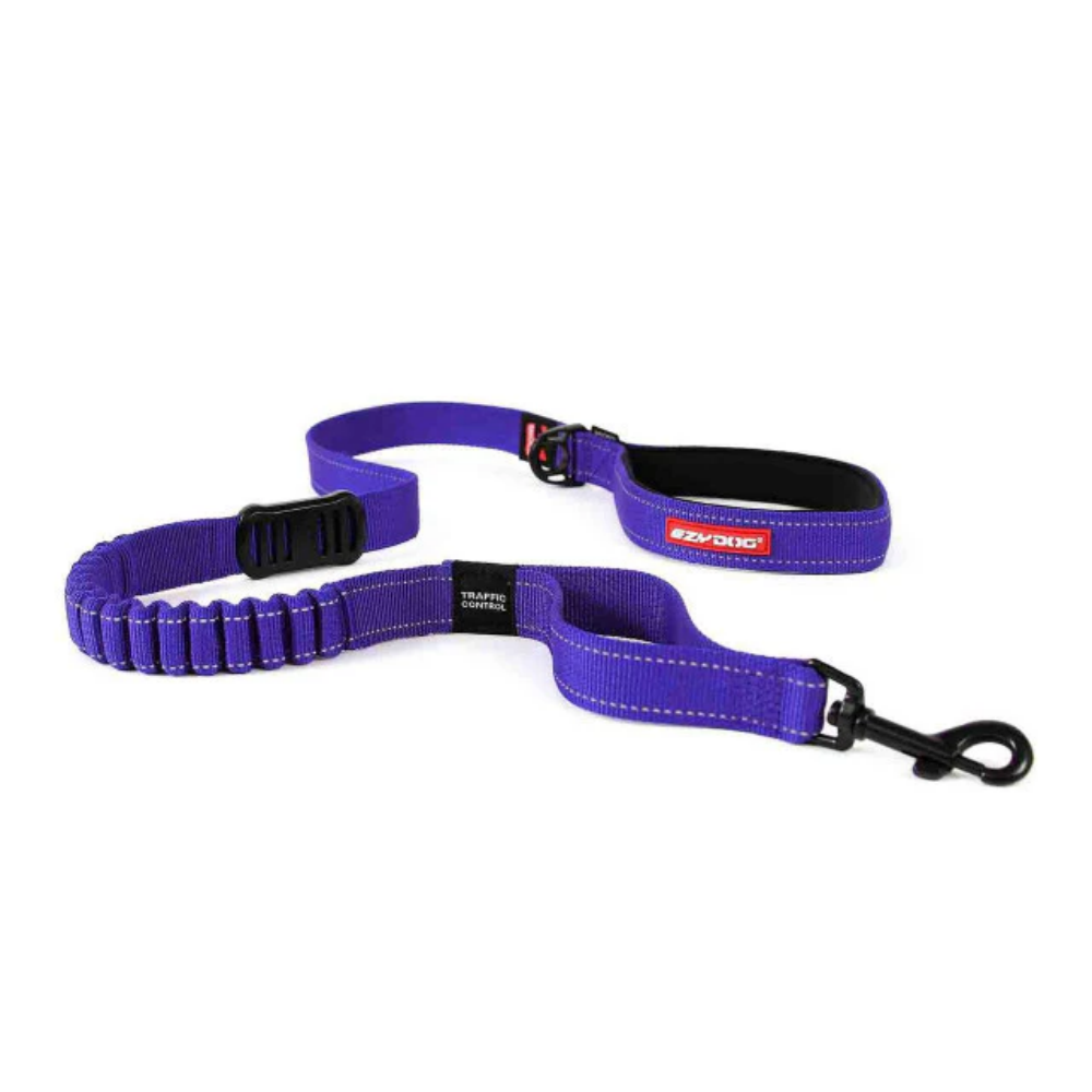 Ezydog Leash Zero Shock 25" Purple 64cm