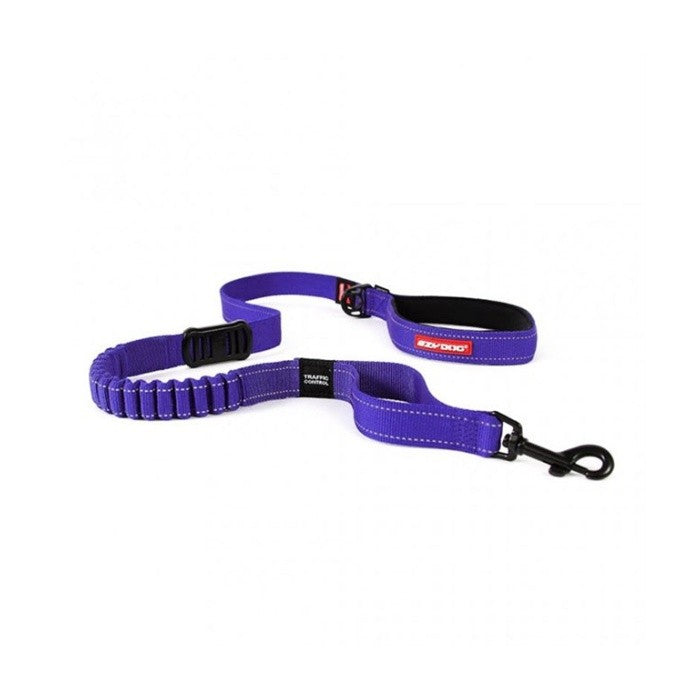 Ezydog Leash Zero Shock 48" Purple 120cm