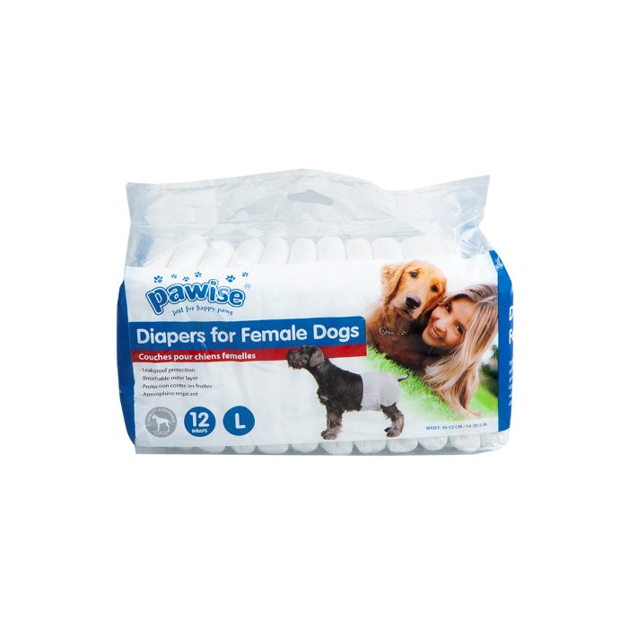 Pawise Dişi Yavru Köpekler için Çiş Bezi L 12'li