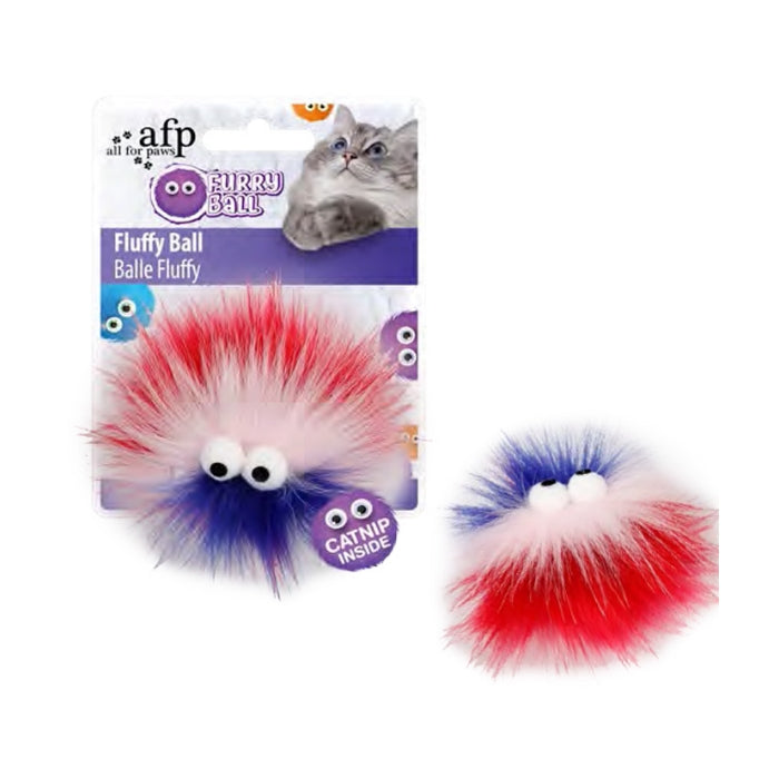 AFP Furry Ball-Fluffer Catnipli- Pembe 9,5x9x5x5cm