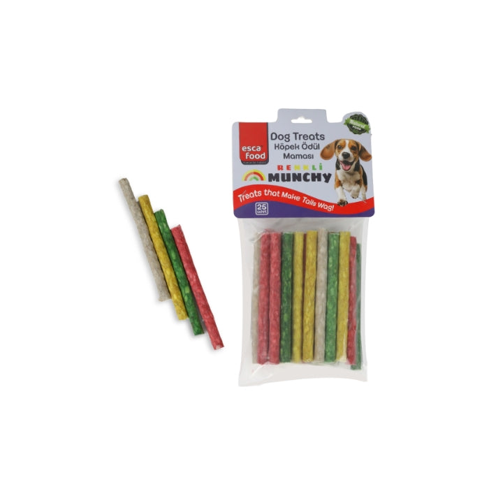 Esca Munchy Çubuk Renkli 12cm 8gr 25'li