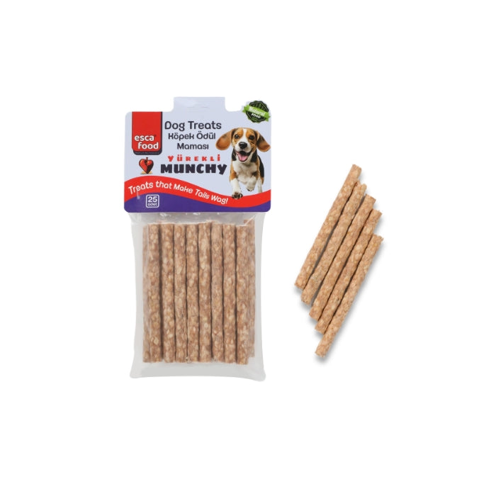 Esca Munchy Çubuk Yürekli 12cm 8gr 25'li