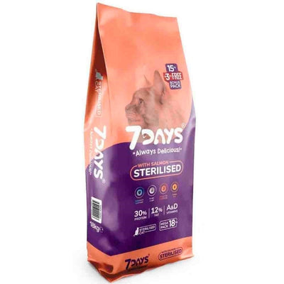 7 Days Balık Etli Kısırlaştırılmış Kedi Maması 18 Kg