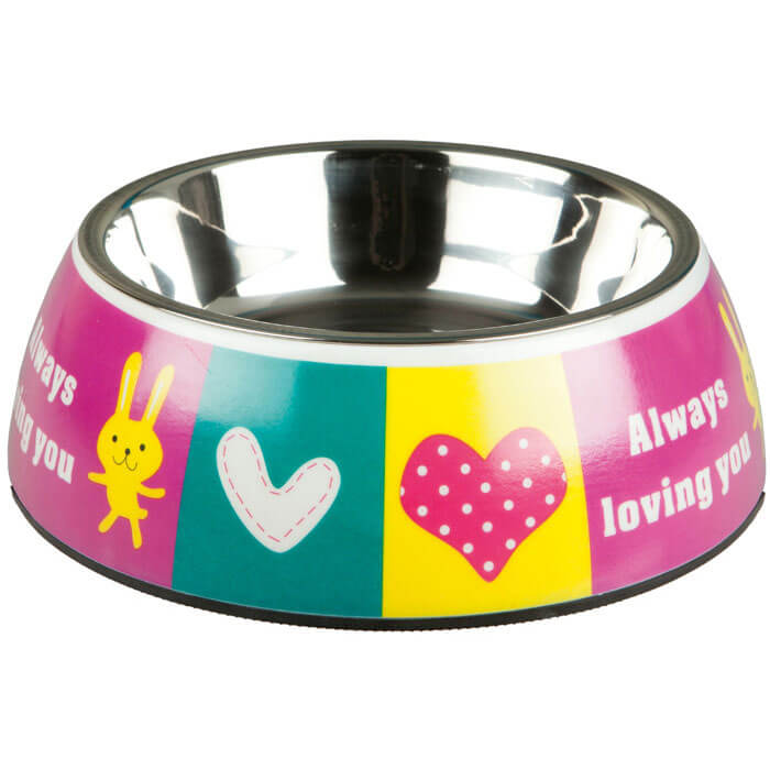 Bobo Melamin Çelik Taslı Mama Kab Büyük