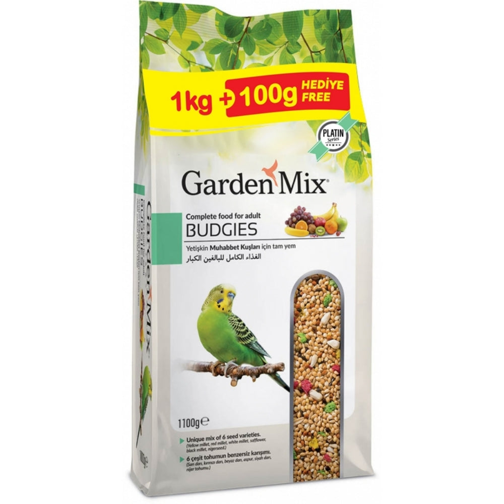Garden Mix Platin Meyveli Muhabbet Kuş Yemi 1.1Kg