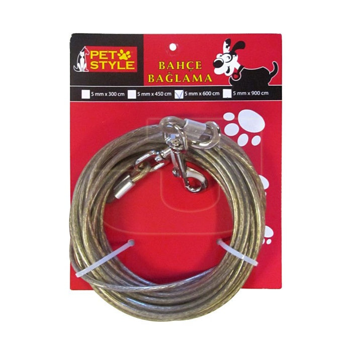 Pet Style Bahçe Bağlama Halatı 5Mmx600cm