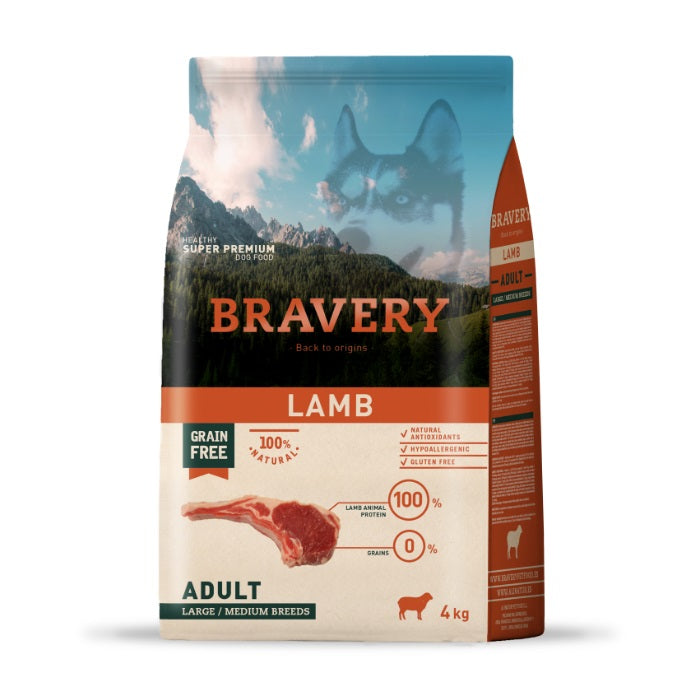 Bravery Kuzulu 4 Kg Yetişkin Kuru Köpek Maması