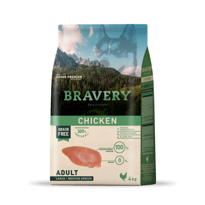 Bravery Tavuklu 4 Kg Yetişkin Kuru Köpek Maması