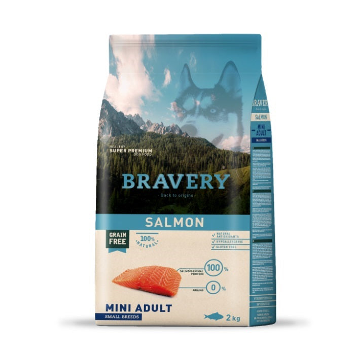 Bravery Somonlu 2 Kg Mini Yetişkin Kuru Köpek Maması