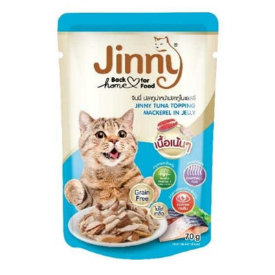 JİNNY TUNA İN JELLY TOPPİNG MACKEREL 70gr