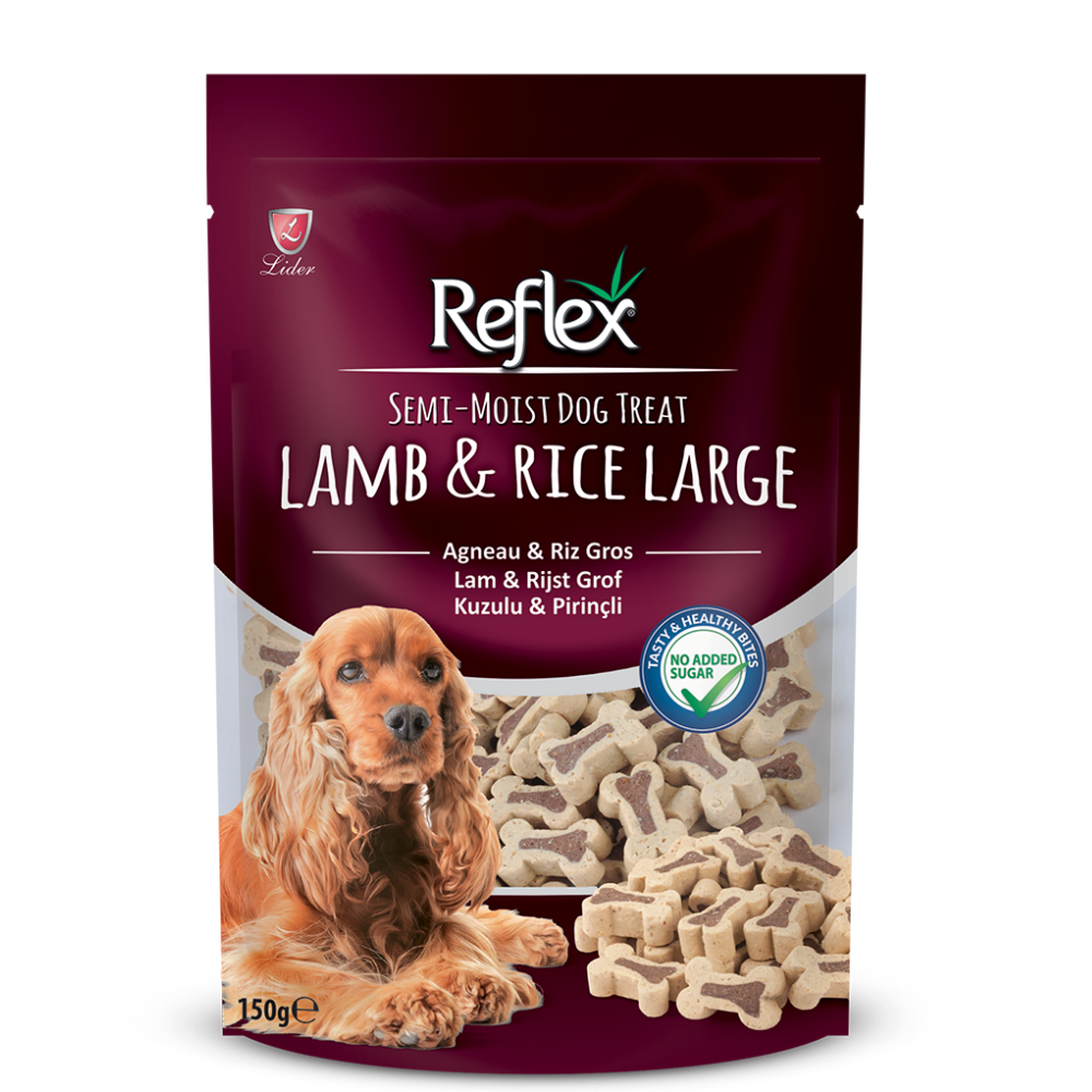 Reflex Semi Mois Kuzulu Large Köpek Ödül Maması 150gr