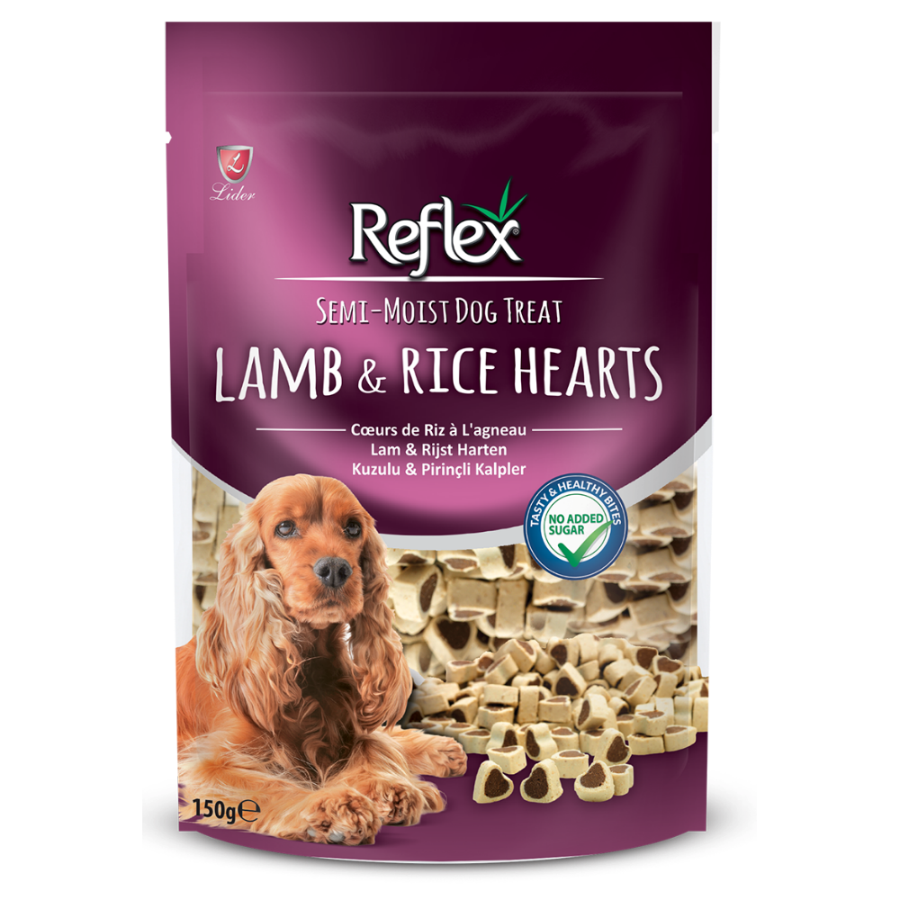 Reflex Semi Mois Kuzulu Kalpli Köpek Ödül Maması 150gr