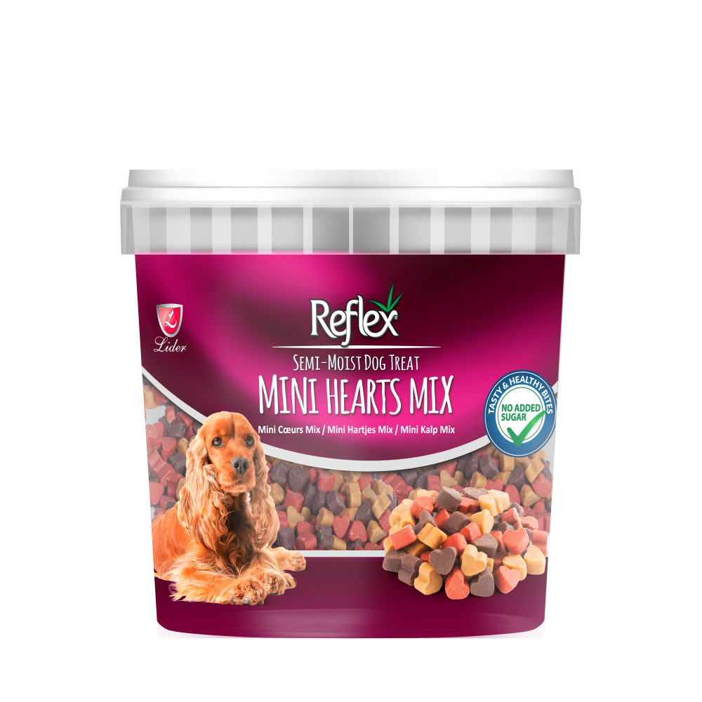 Reflex Semi-Moist Ödül Maması Mini Kalp Şekilli Mix Karışık 500gr