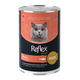 Reflex Plus Pate İçinde Et Parçacıklı Somonlu Yetişkin Kedi Maması 395gr