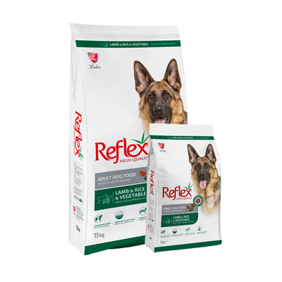 Reflex Kuzulu ve Sebzeli 15 Kg Yetişkin Kuru Köpek Maması