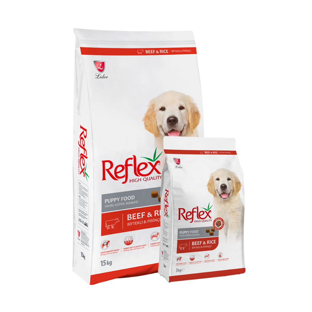 Reflex Puppy Biftekli 15 Kg Yavru Kuru Köpek Maması