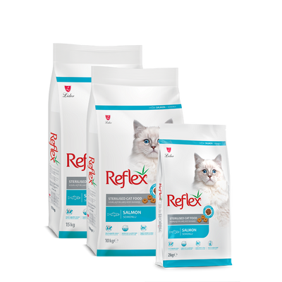 Reflex Sterilised Somonlu 15 Kg Kısırlaştırılmış Kuru Kedi Maması