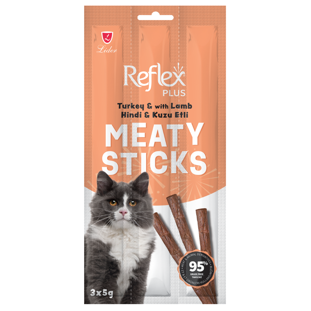 Reflex Hindi&Kuzu Kedi Ödül Çubuğu 5gr 3 Adet