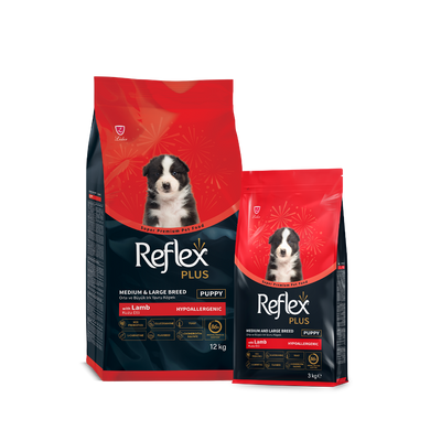 Reflex Plus Junior Kuzulu 3 Kg Medium&Large Breed Yavru Kuru Köpek Maması