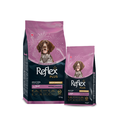 Reflex Plus Biftekli High Energy 3 Kg Yetişkin Kuru Köpek Maması