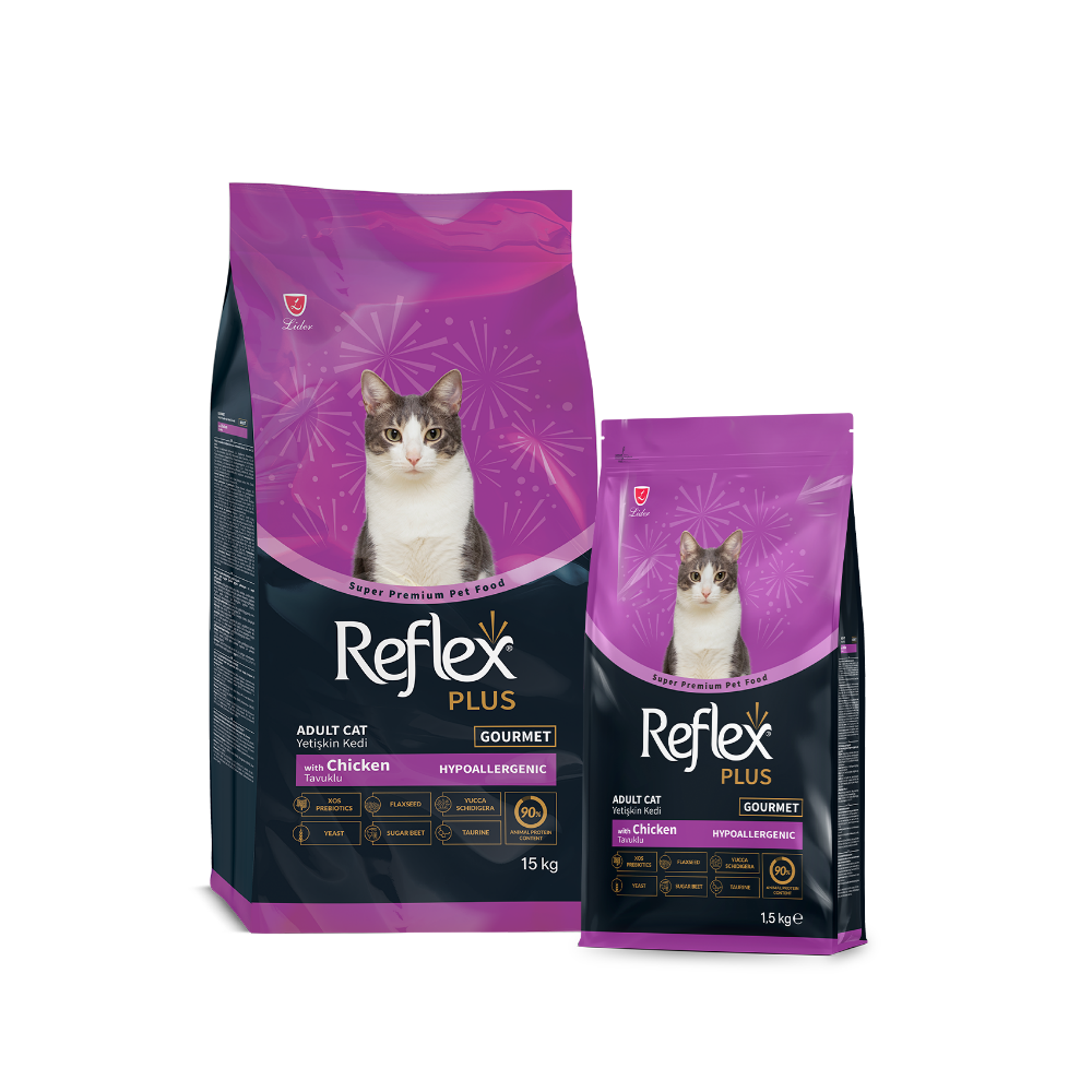 Reflex Plus Tavuklu Multi Color 1.5 Kg Yetişkin Kuru Kedi Maması