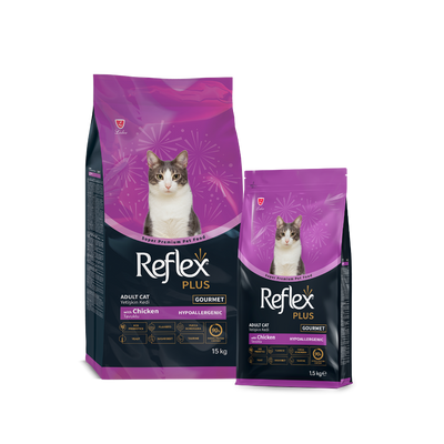 Reflex Plus Tavuklu Multi Color 1.5 Kg Yetişkin Kuru Kedi Maması