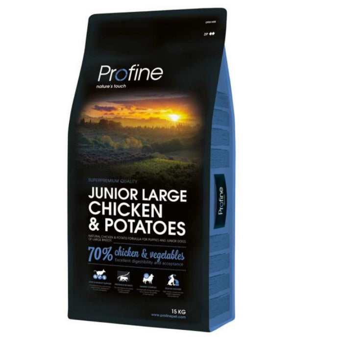 Profine Junior Large Breed Tavuk Patates 15 Kg Yavru Kuru Köpek Maması