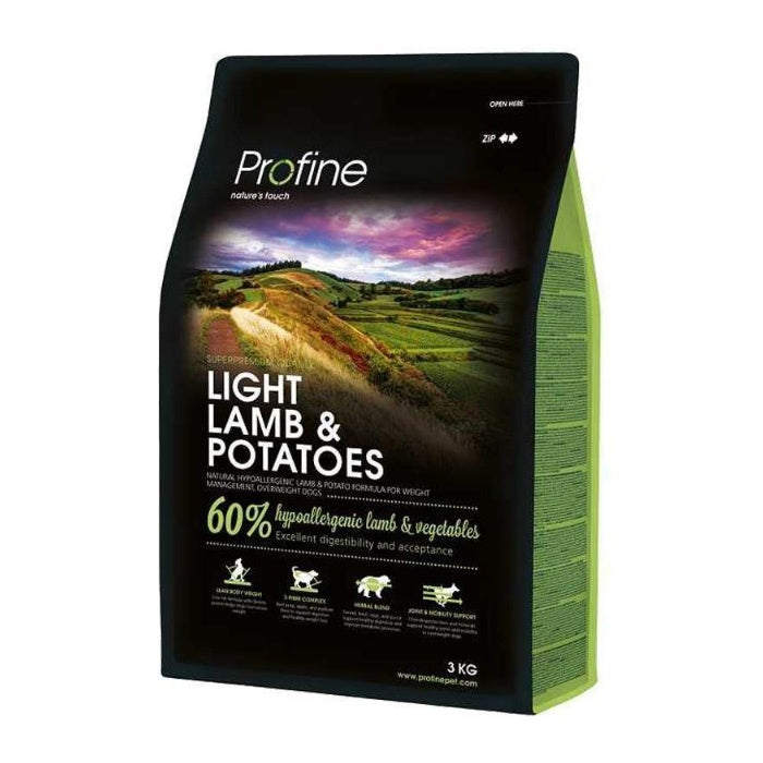 Profine Light Kuzu&Patates 3 Kg Yetişkin Kuru Köpek Maması