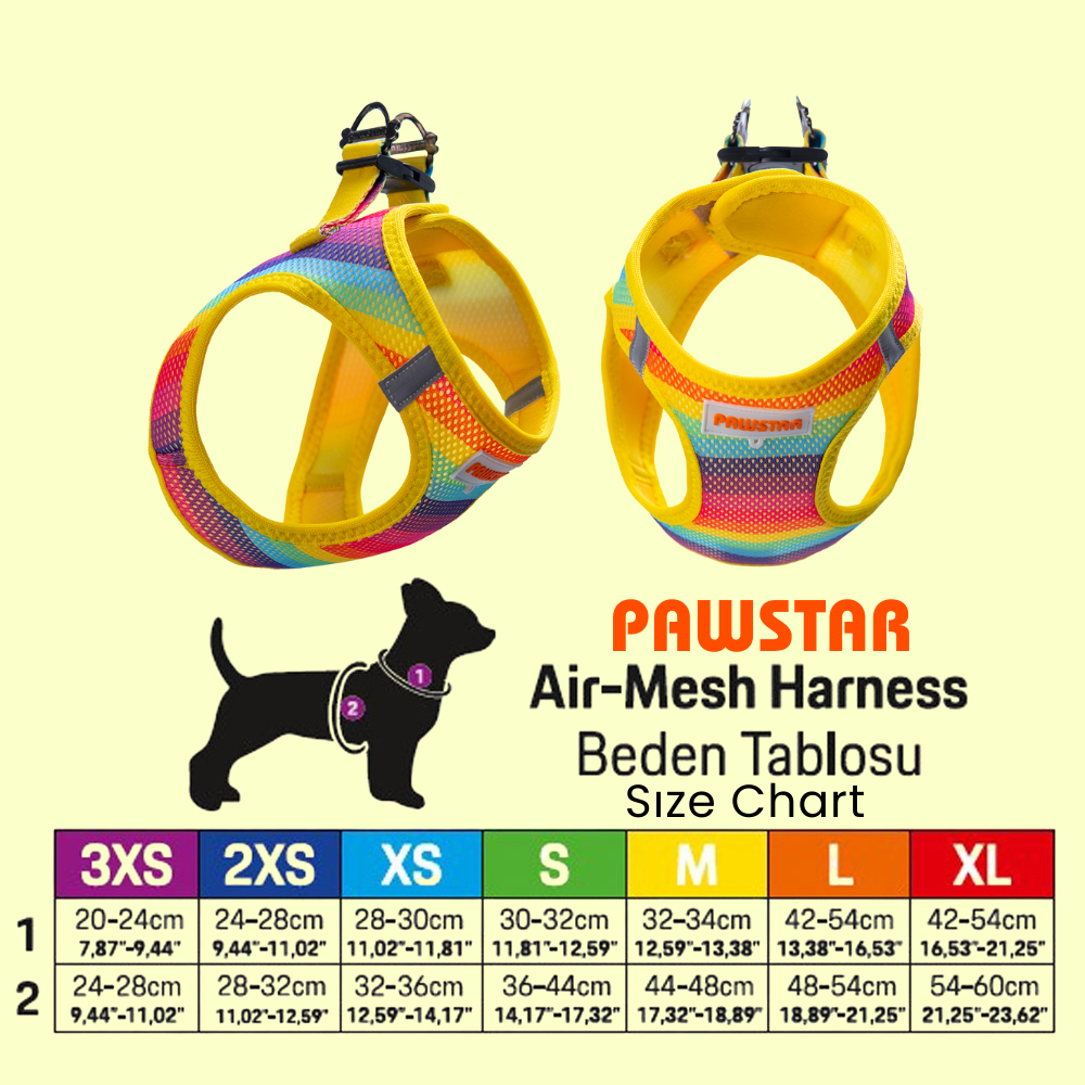 PawStar A32-Watermelon Airmesh - 2XS