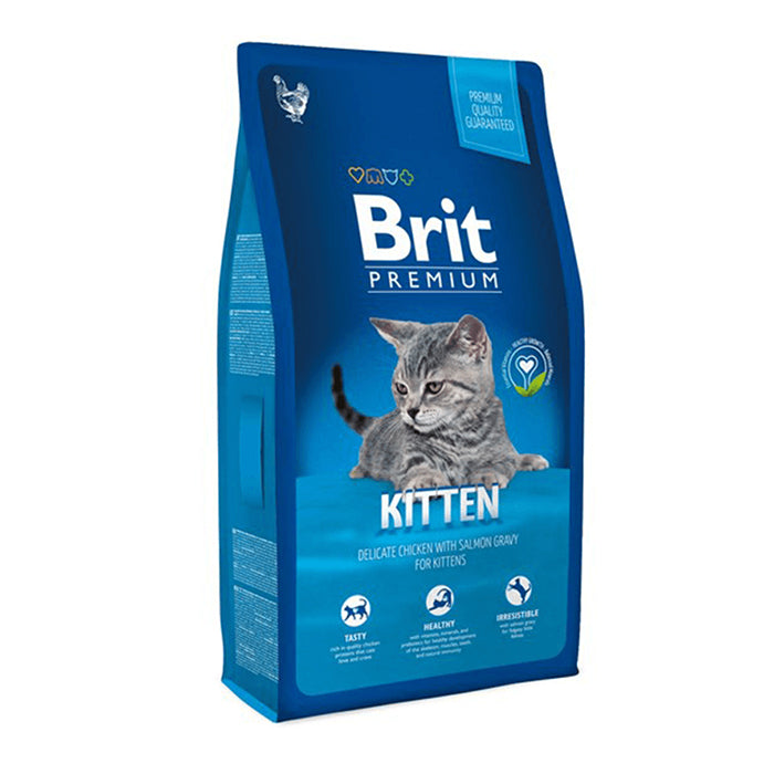 Brit Premium Tavuk Etli&Pirinçli Yavru Kedi Maması 8 Kg