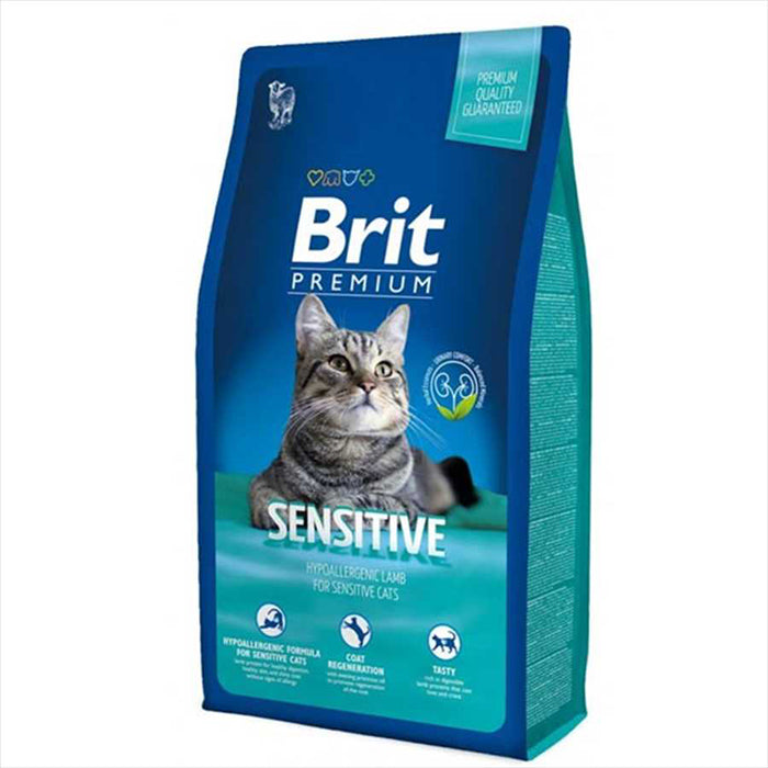 Brit Premium Kuzu Etli&Pirinçli Yetişkin Kedi Maması 8 Kg