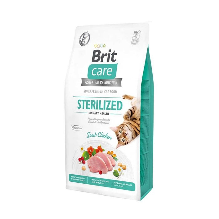 Brit Care Hipoalerjenik Üriner Sistem Sağlığı için Tavuklu Tahılsız Kısırlaştırılmış Kedi Maması 7 Kg