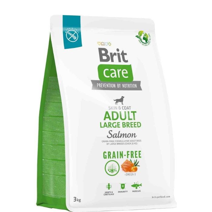 Brit Care Skin Coat Somon Patatesli Tahılsız Büyük Irk Yetişkin Köpek Maması 3 Kg