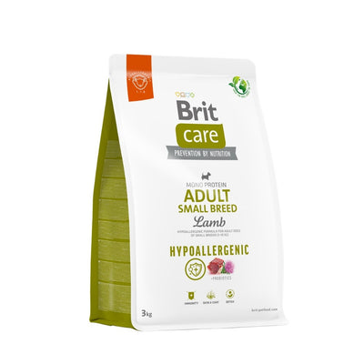 BRIT CARE DOG HYPO ADULT SMALL BREED LAMB 3 KG