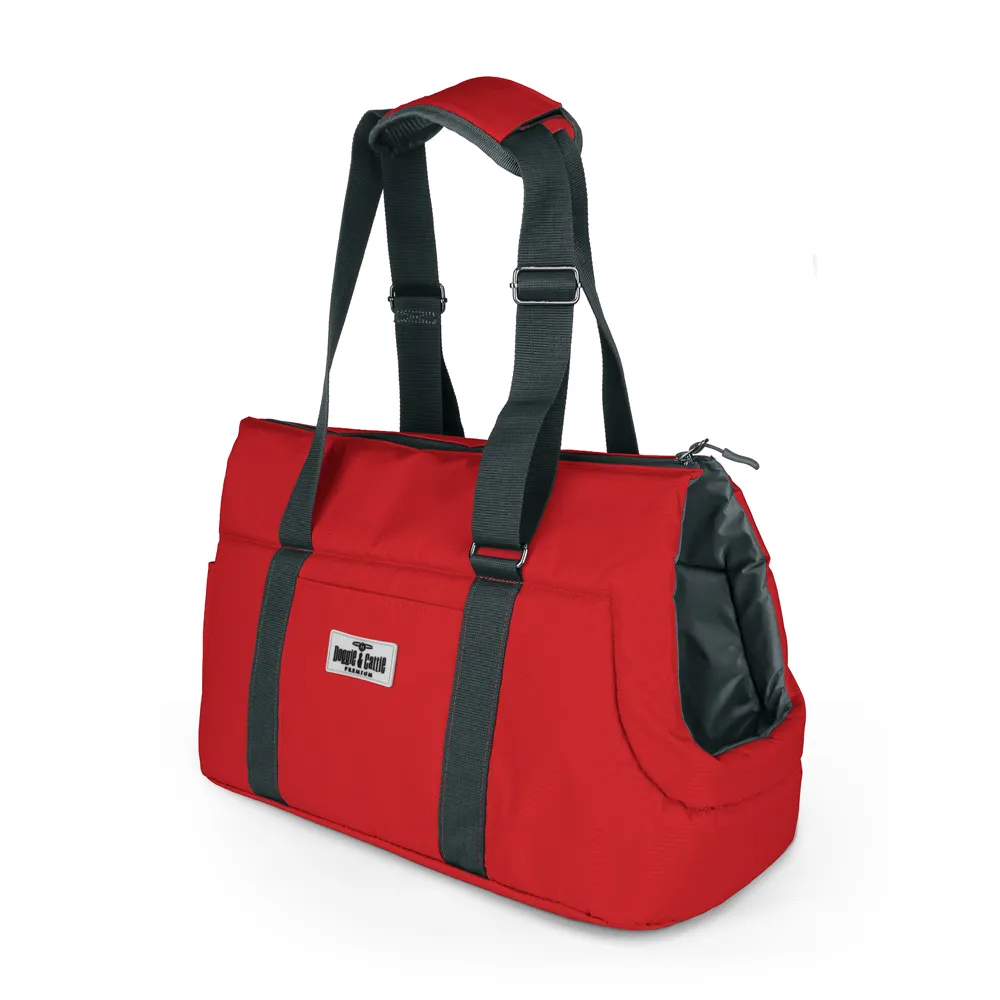 Cattie Bungalov Kedi Taşıma Çantası 25x50x30cm (Kırmızı)