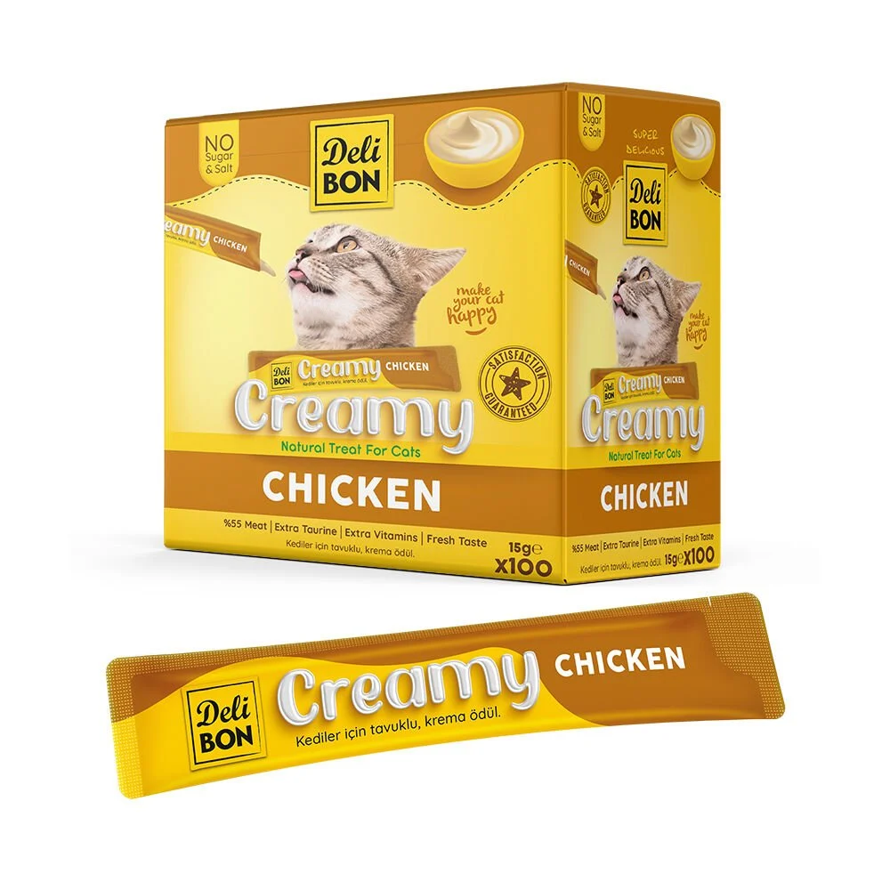 Delibon Creamy Ödül Maması Tavuklu 15Gr