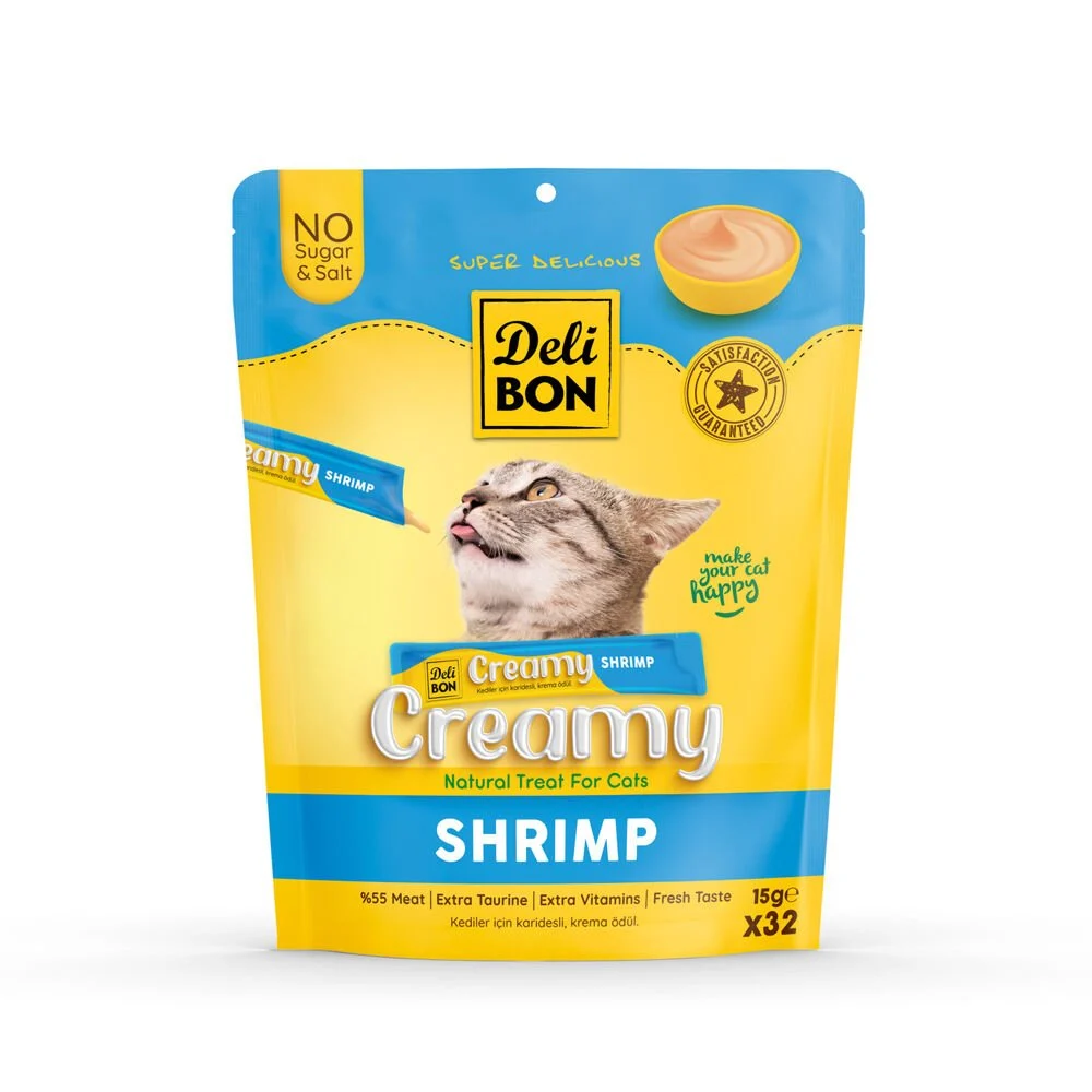 Delibon Creamy Ödül Maması Karidesli 15Gr 32Li Paket
