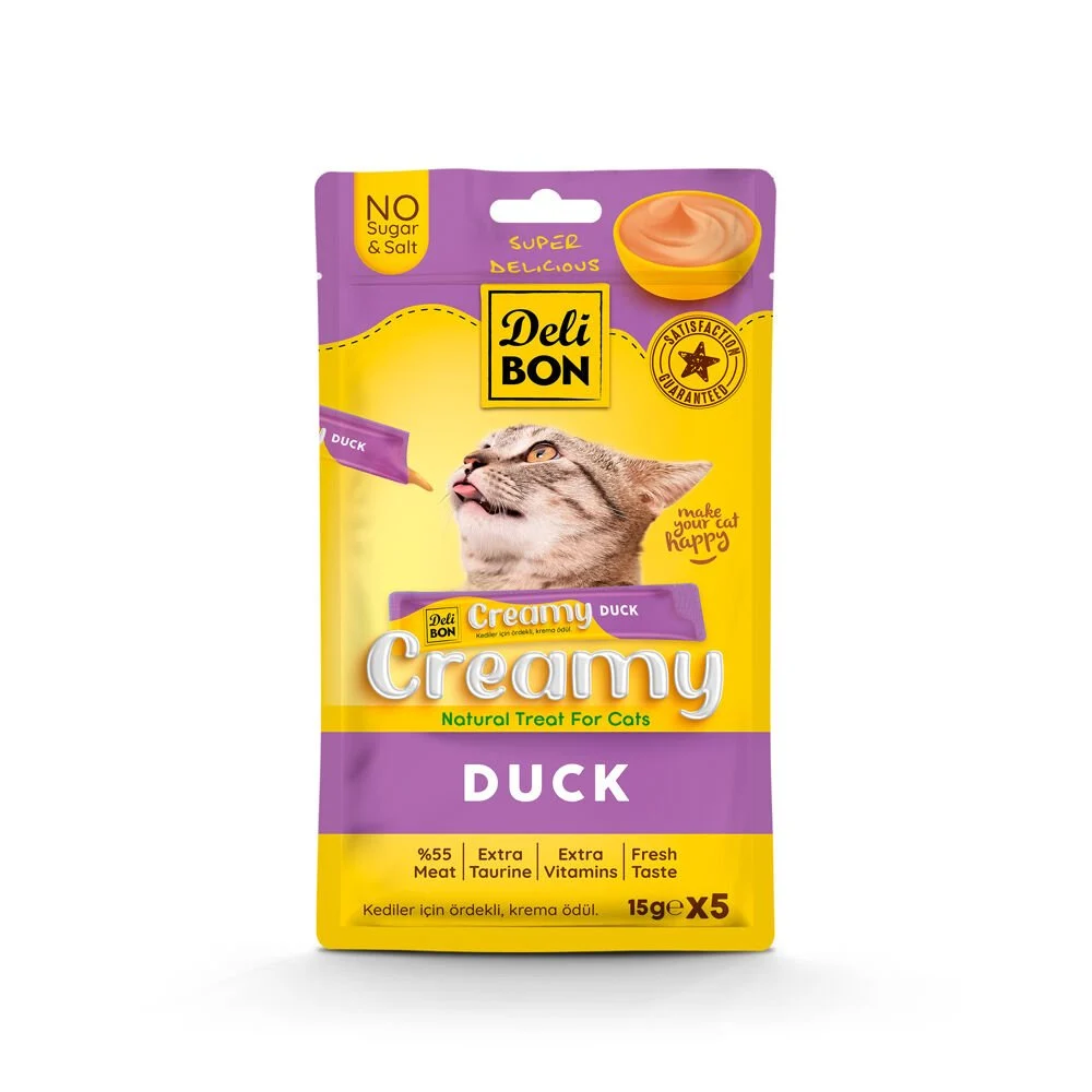Delibon Creamy Ödül Maması Ördekli 15Gr 5Li Paket