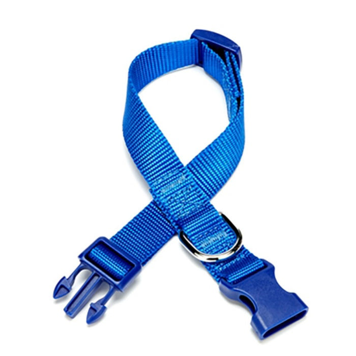 Doggie Ayarlanabilir Özellikli Dokumadan El Yapımı Köpek Boyun Tasması 2x30-45cm - Royal Blue