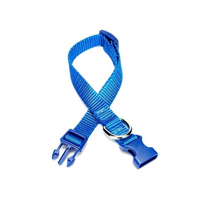 Doggie Ayarlanabilir Özellikli Dokumadan El Yapımı Köpek Boyun Tasması 2,5x40-50cm - Royal Blue