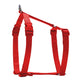 Doggie Ayarlanabilir Özellikli Dokumadan El Yapımı Köpek Göğüs Tasması M-2x50-65cm - Red